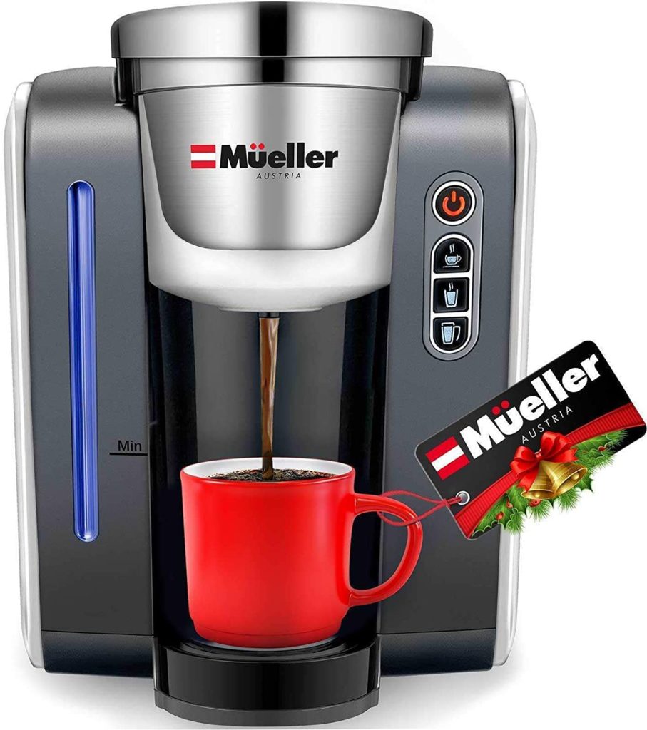 1. Mueller Single Serve Pod Compatible Coffee Maker Machine