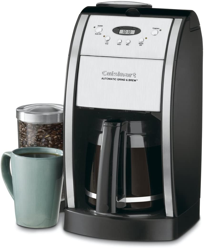 10. Cuisinart DGB-550BKP1 Grind & Brew Automatic Coffeemaker (12 Cup, Black)
