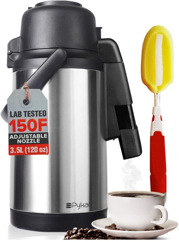 10. SplashProof Coffee Carafe Airpot Dispenser