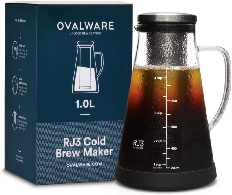 4. Ovalware Coffee Maker and Tea Infuser with Spout