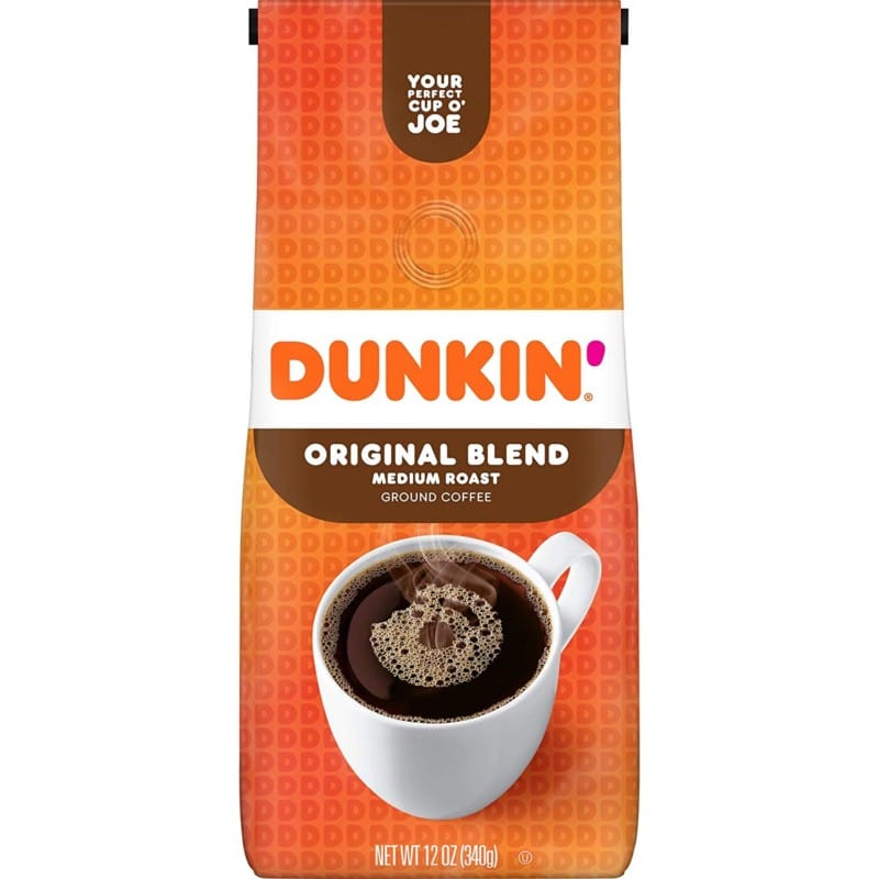 10. Dunkin' Original Blend Medium Roast Ground Coffee