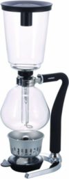 2. Hario Glass NEXT Syphon Coffee Maker with Silicone Handle, 5-Cup