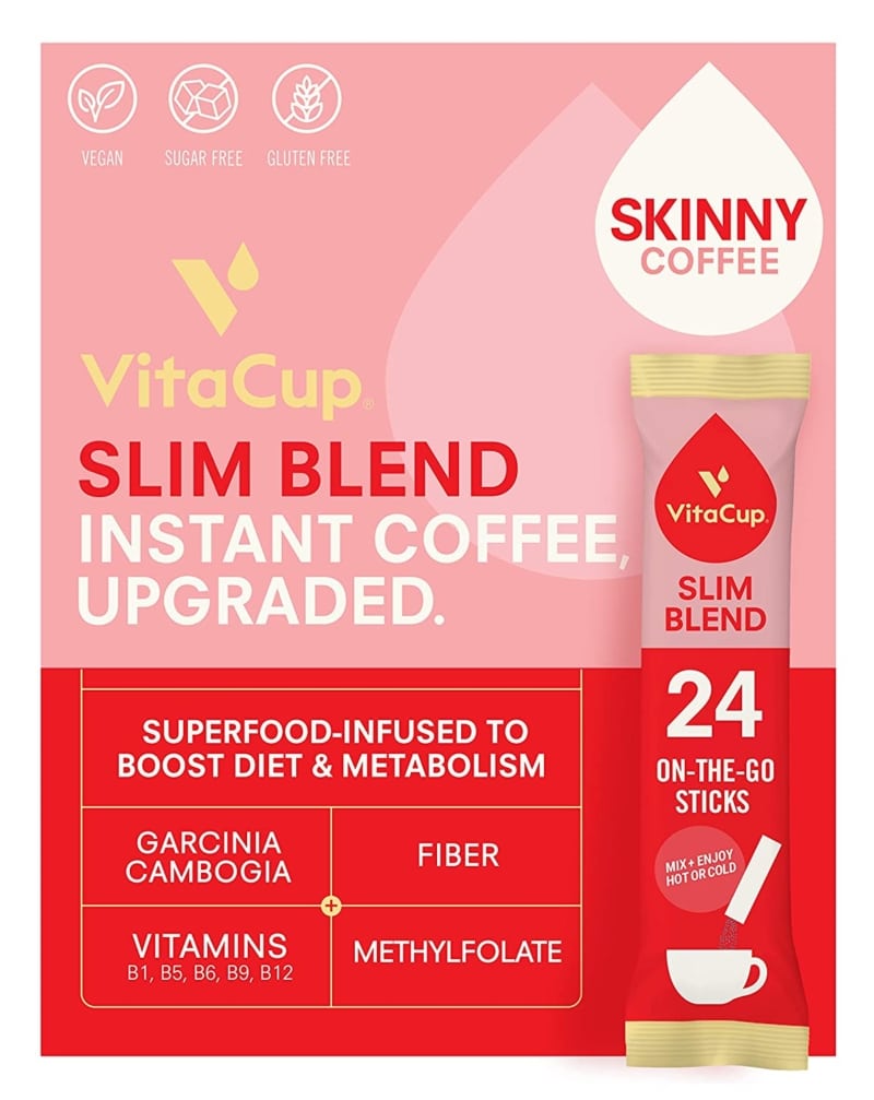 VitaCup Slim Instant Coffee for Skinny Diet & Metabolism 