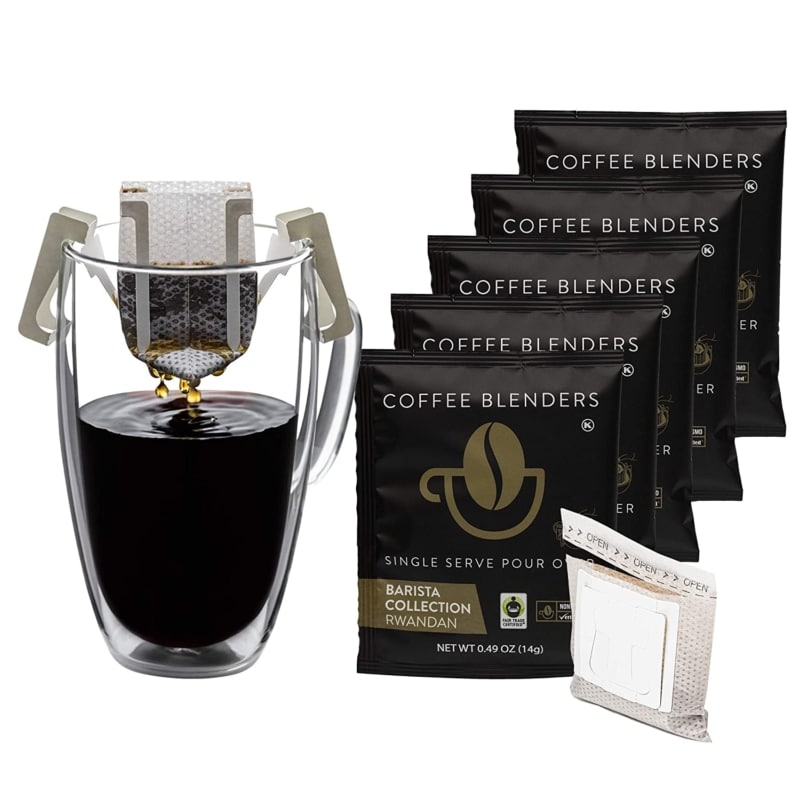 7. Pour Over Coffee Single Serve | Portable Drip Coffee Packets