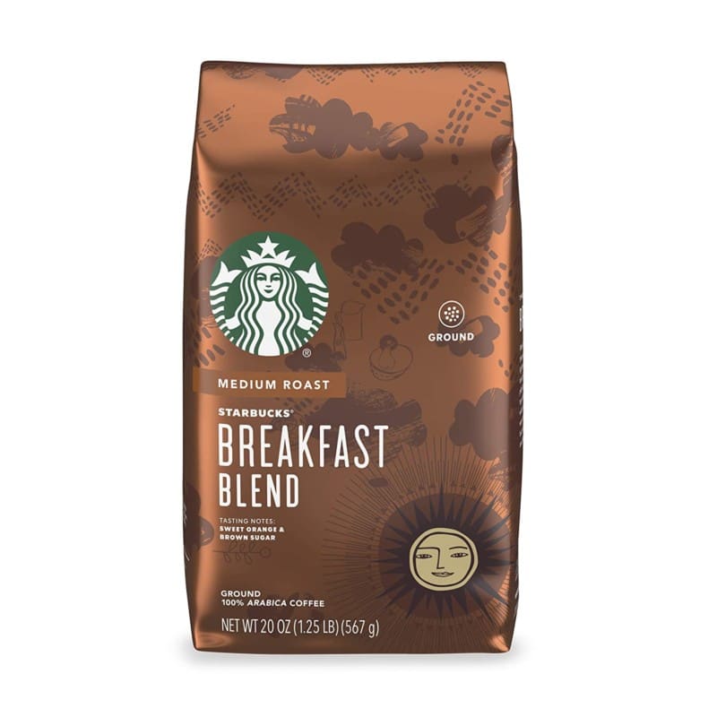  9. Starbucks Medium Roast Ground Coffee