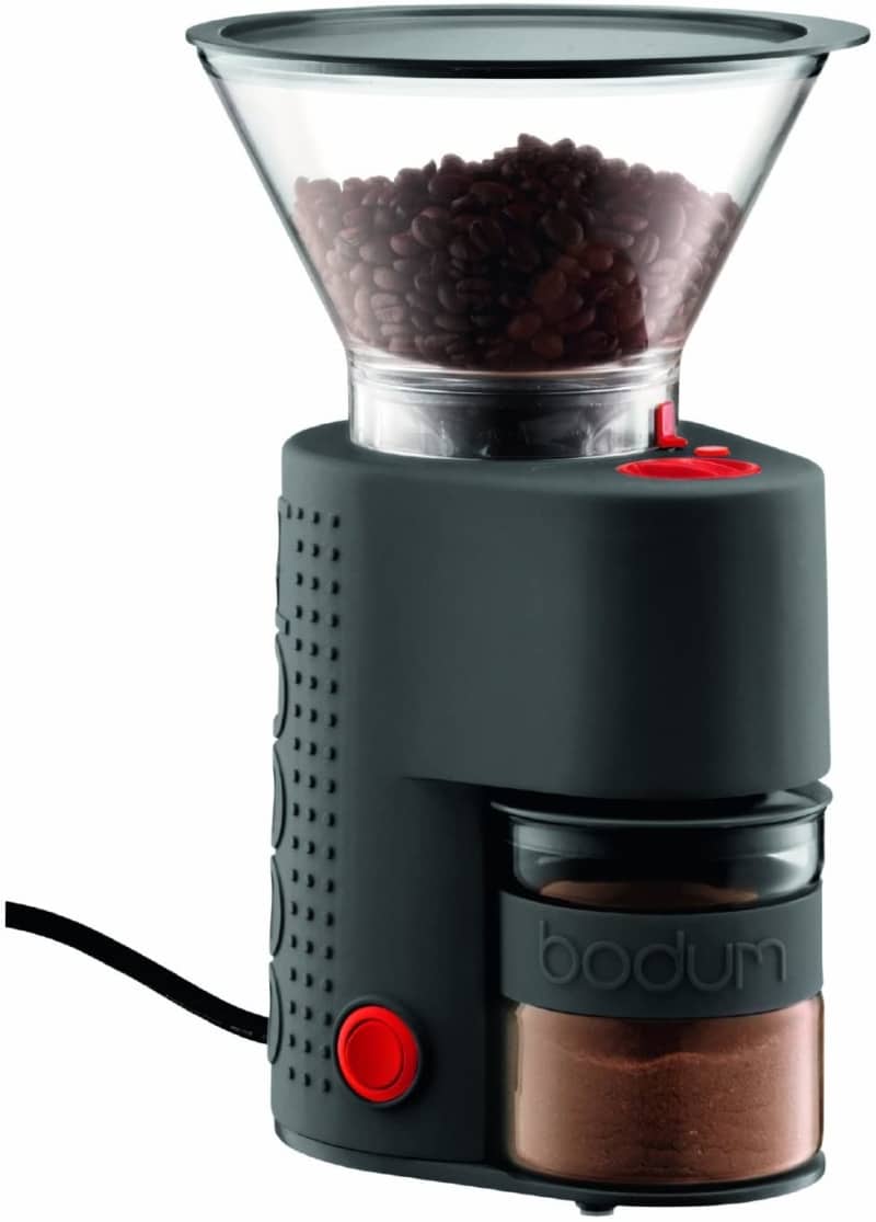  1. Bodum BISTRO Burr Coffee Grinder