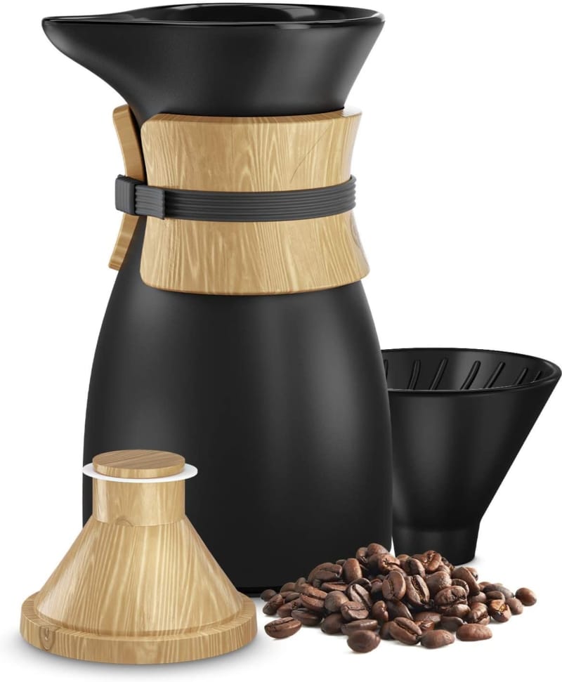 11. Platinum Brew Cone Funnel Pour Over Coffee Maker