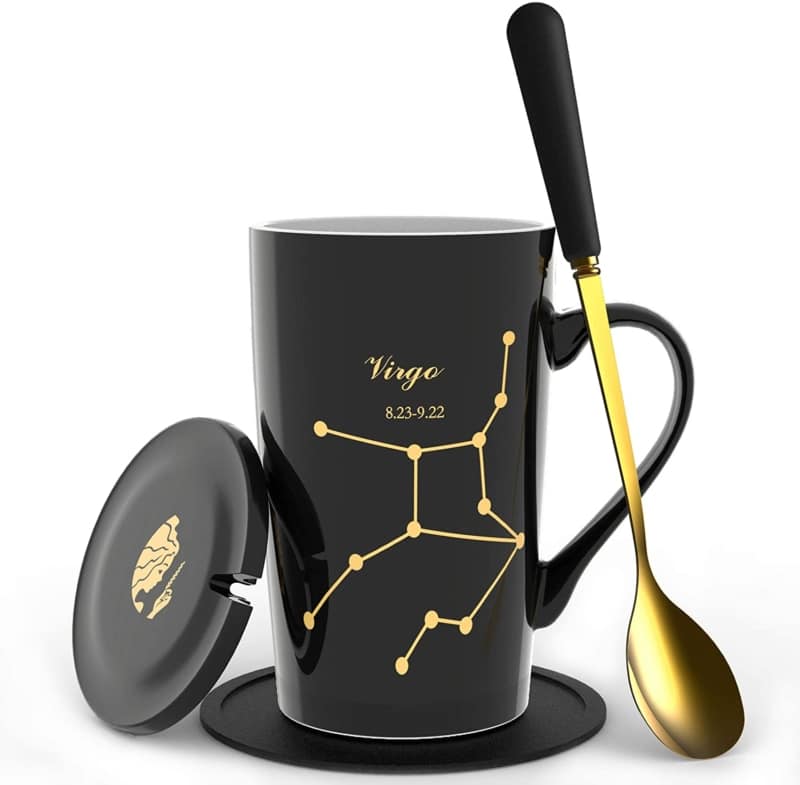 14. Fullcci 15-oz Creative Constellation Zodiac Sign Coffee Mug Set  