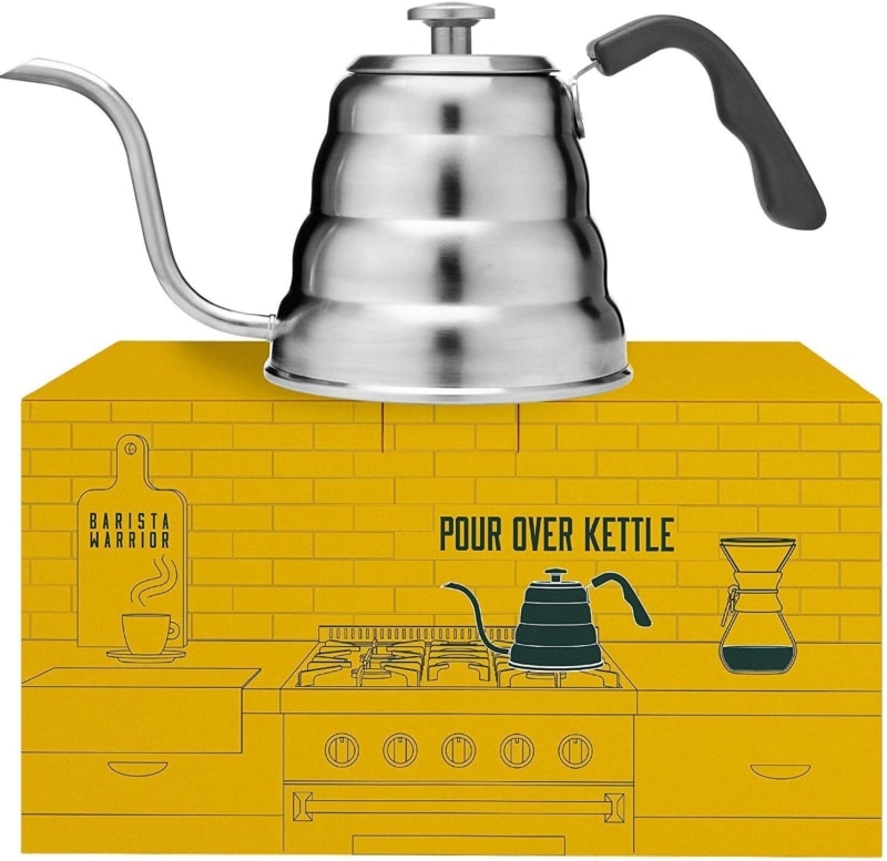 3. Barista Warrior Stainless Steel Pour Over Coffee & Tea Kettle