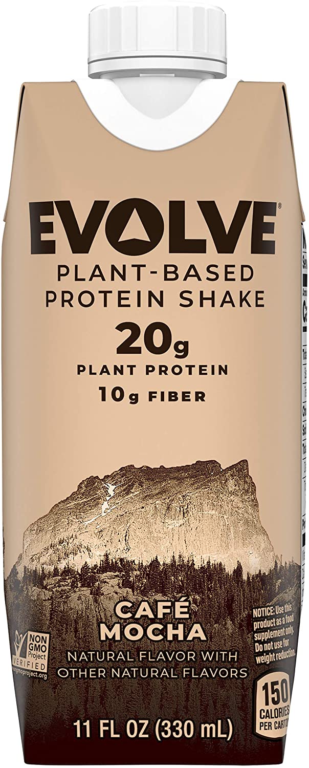 4. Evolve Protein Shake Mellow Mocha  