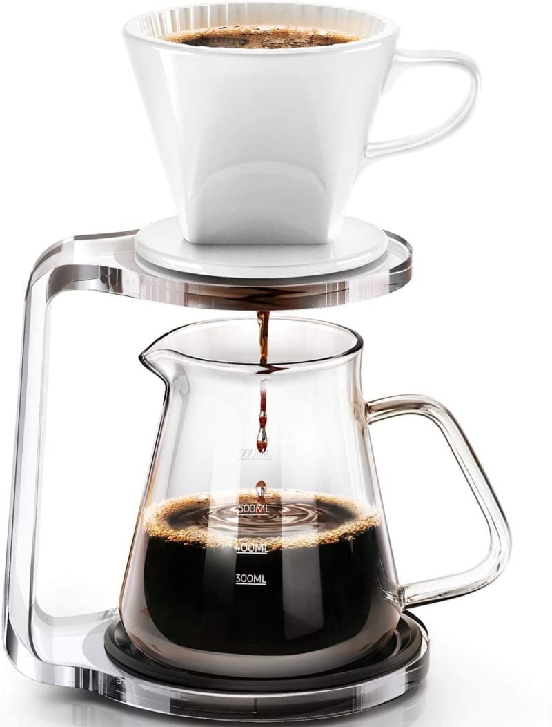 5. Pour Over Coffee Maker Starter Set with Dripper