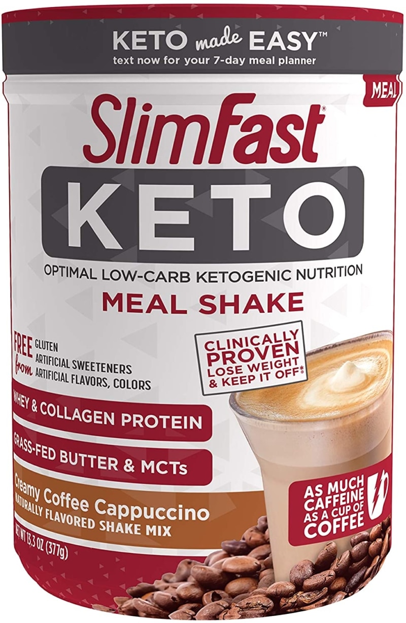 5. SlimFast Keto Meal Replacement Shake Powder
