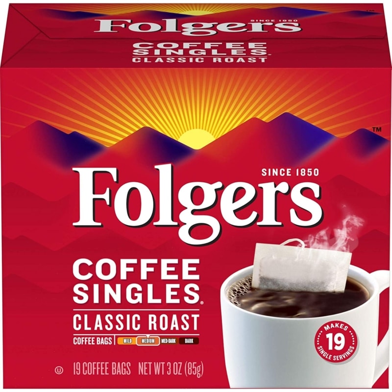 3. Folgers Single Serve Steeped Coffee 