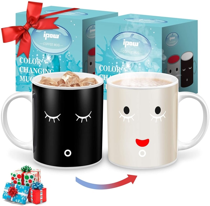 6. IPOW Color Changing Magic Mug  