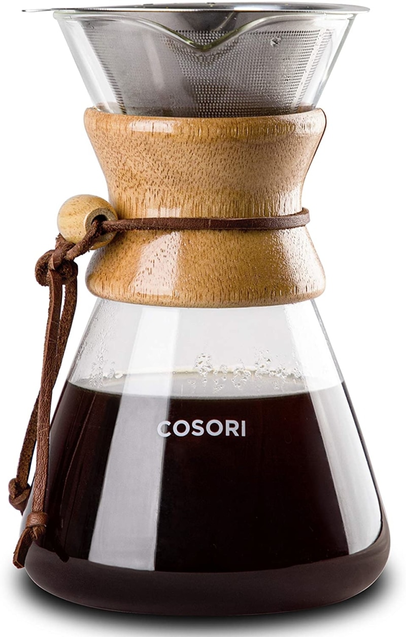 7. COSORI Pour Over Coffee Maker, 8 Cup Glass Coffee Pot&Coffee Brewer