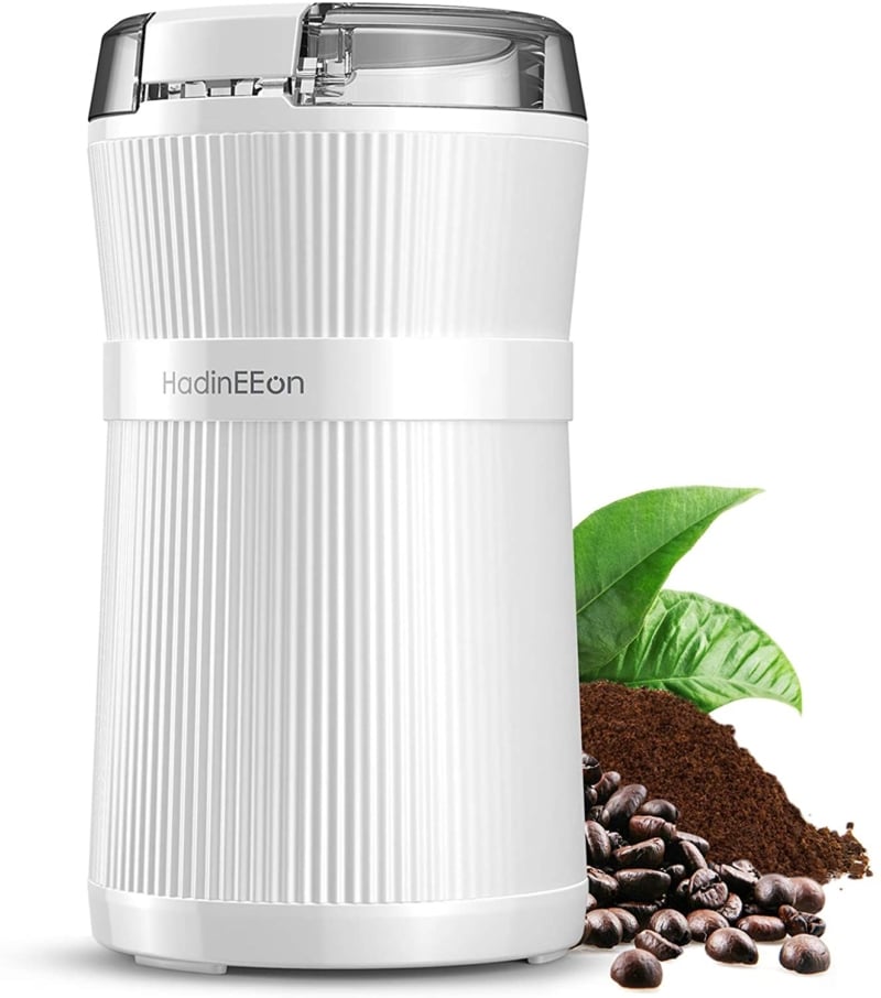 7. HadinEEon Electric Coffee Grinder