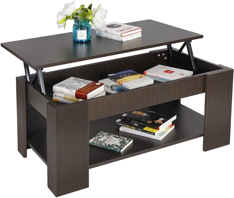 8. SUPER DEAL Lift Top Coffee Table