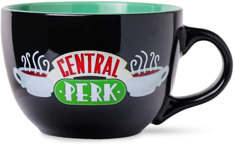 3. Silver Buffalo Friends Central Perk Oversized Ceramic Coffee Mug