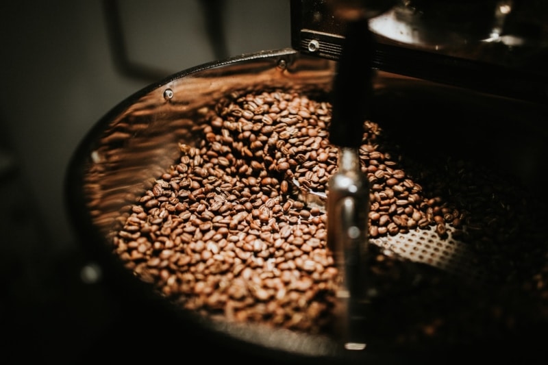 How are coffee beans roasted?