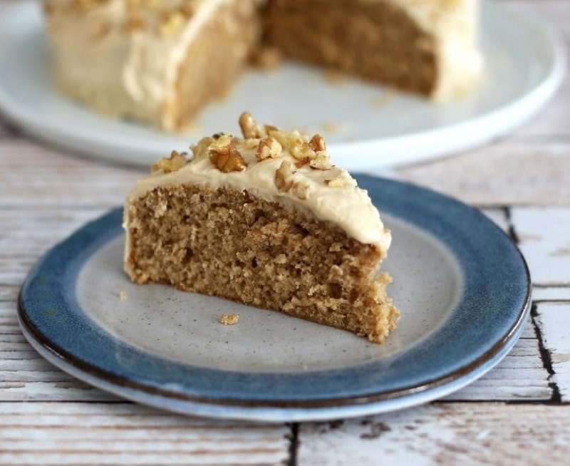 Coffee-Walnut Snack Cake