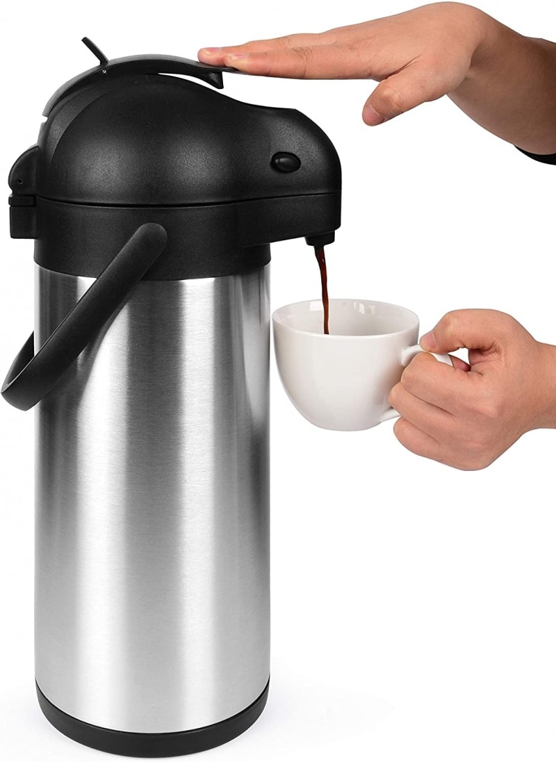 1. Cresimo Airpot Thermal Coffee Urn To Keep Coffee Hot 