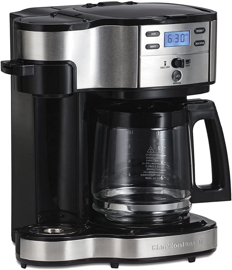 1. Hamilton Beach 2-Way Brewer Coffee Maker 