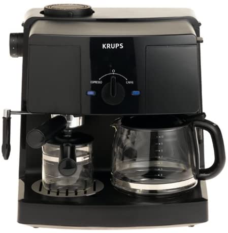 1. KRUPS XP1500 Coffee Maker and Espresso Machine Combination 