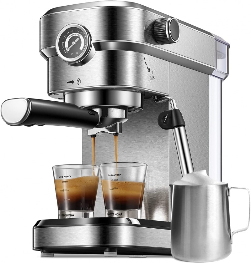 10. Yabana 15 Bar Espresso Machine