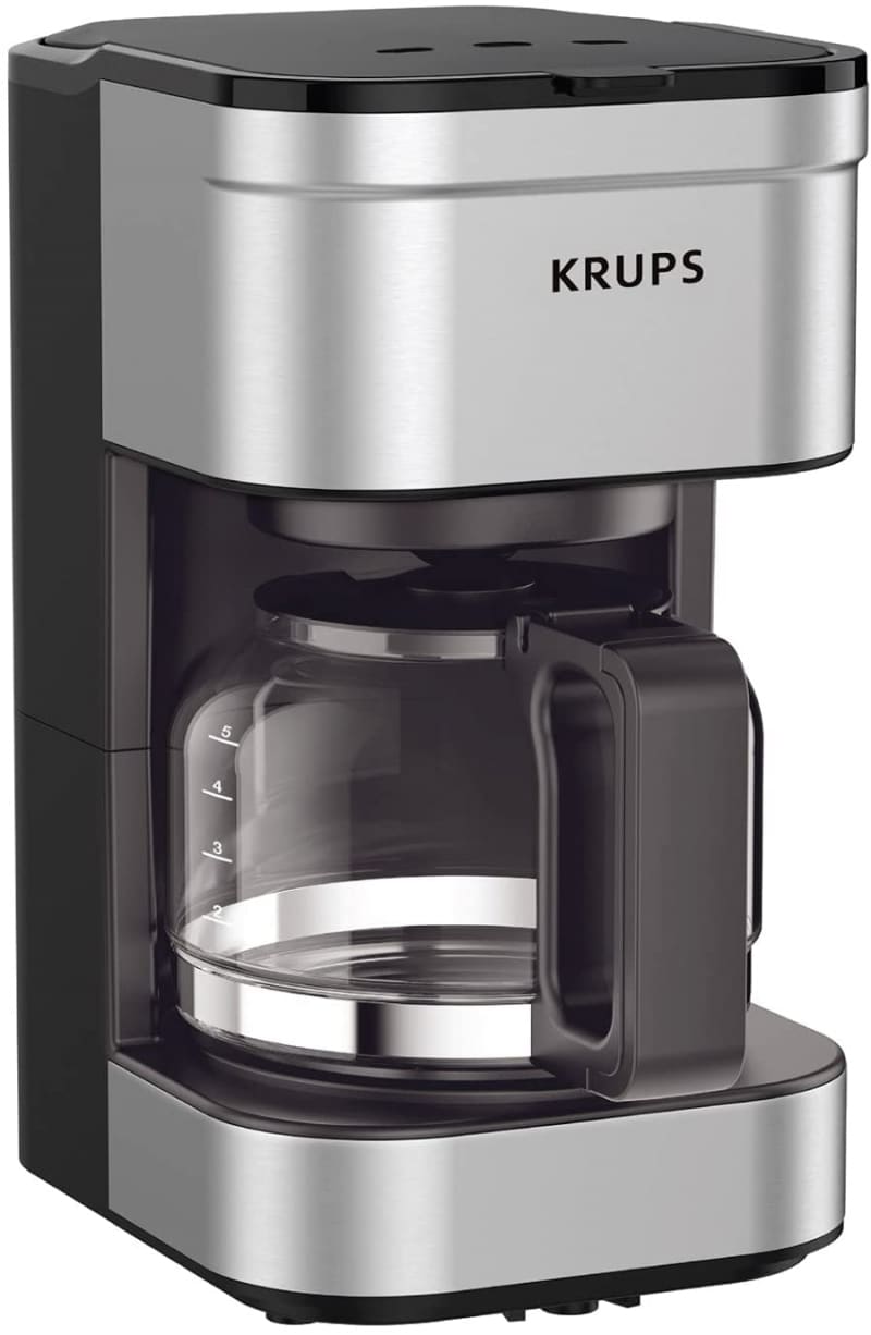 2. KRUPS KM202850 Compact Filter Drip Coffee Maker 