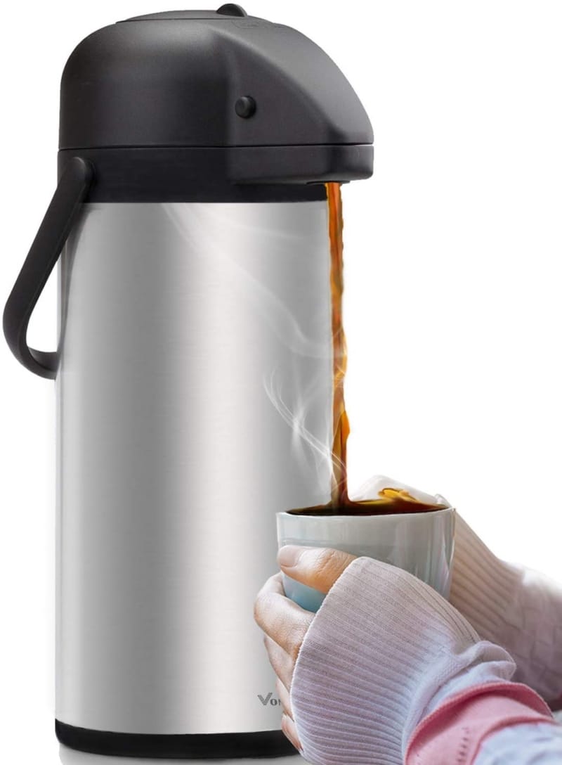 4. Vondior Airpot Coffee Urn with Pump 