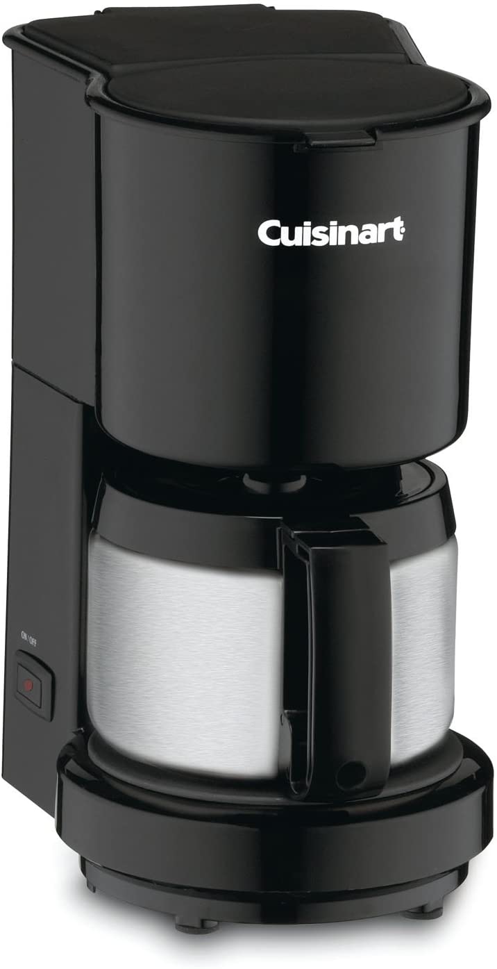 6. Cuisinart 4 Cup Drip Coffee Maker with Stainless-Steel Carafe 