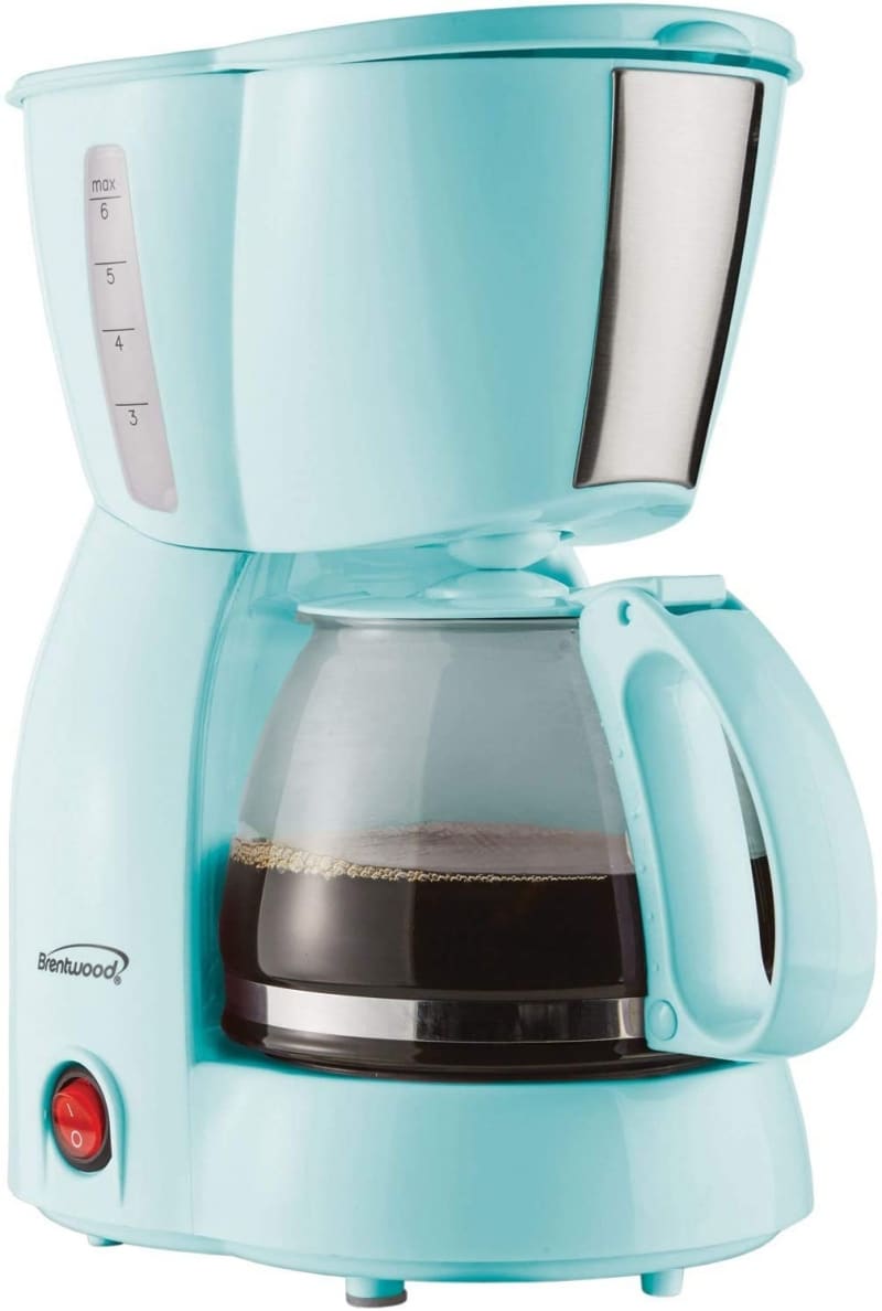 6. Brentwood TS-213BL 4 Cup Coffee Maker 