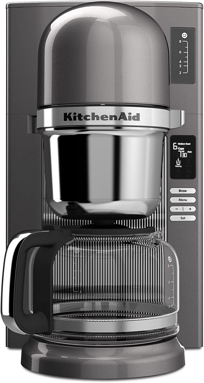 6. KitchenAid KCM0802MS Pour-Over Coffee Brewer 