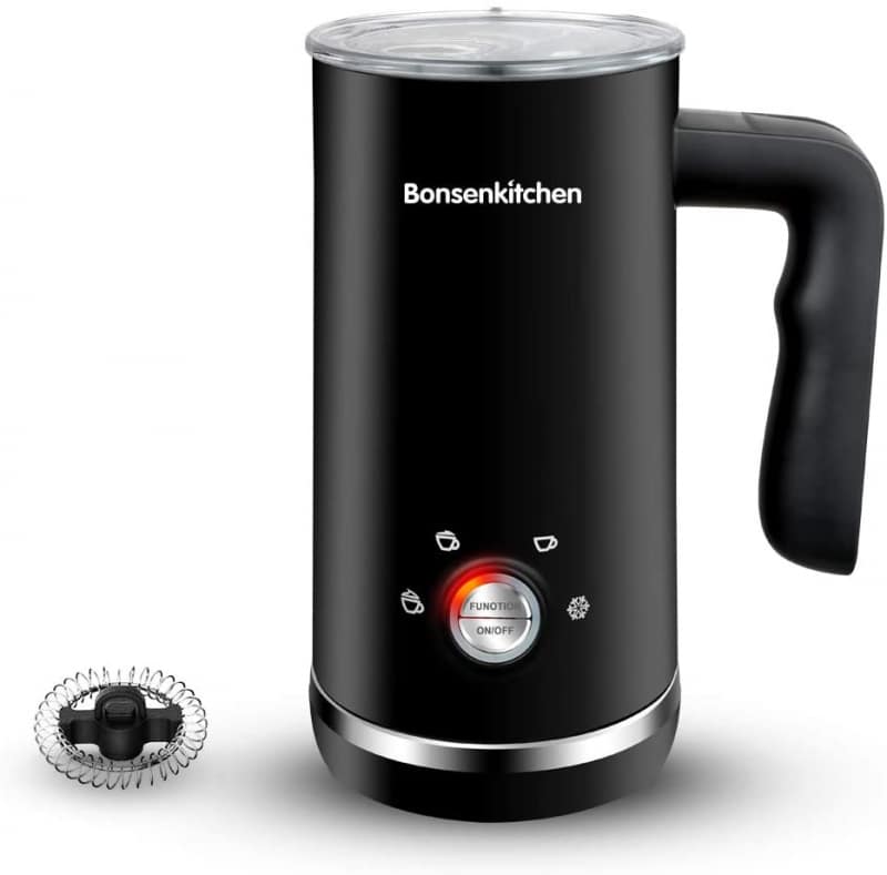 7. Bonsenkitchen 4 in 1 Automatic Milk Foamer 