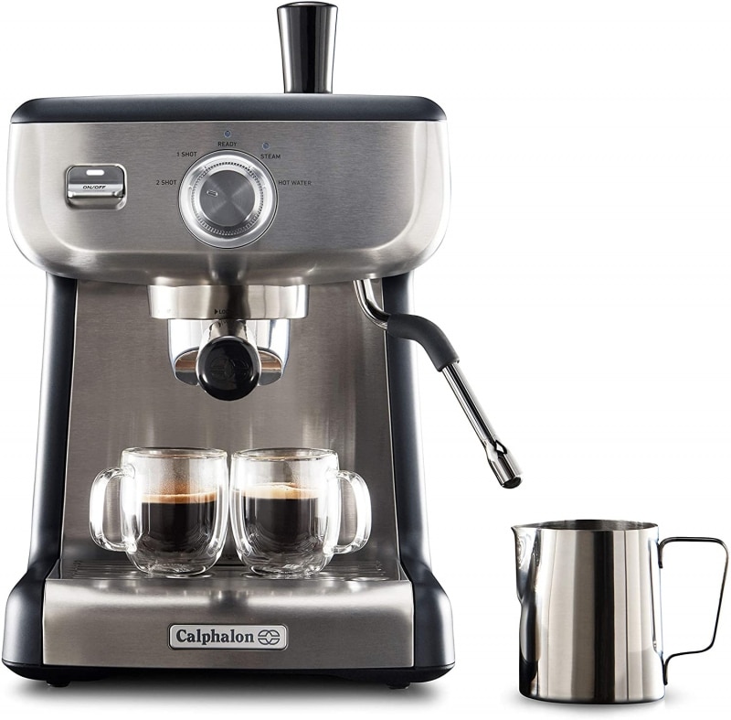 9. Calphalon BVCLECMP1 Temp iQ Espresso Machine 