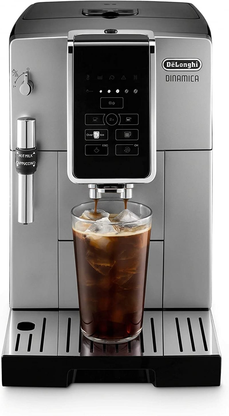 9. De’Longhi Dinamica ECAM Coffee and Espresso Machine 