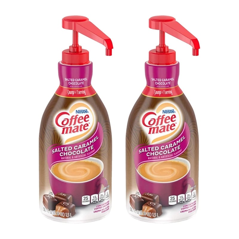 9. Nestle Coffee-Mate Salted Caramel Chocolate Coffee Creamer 