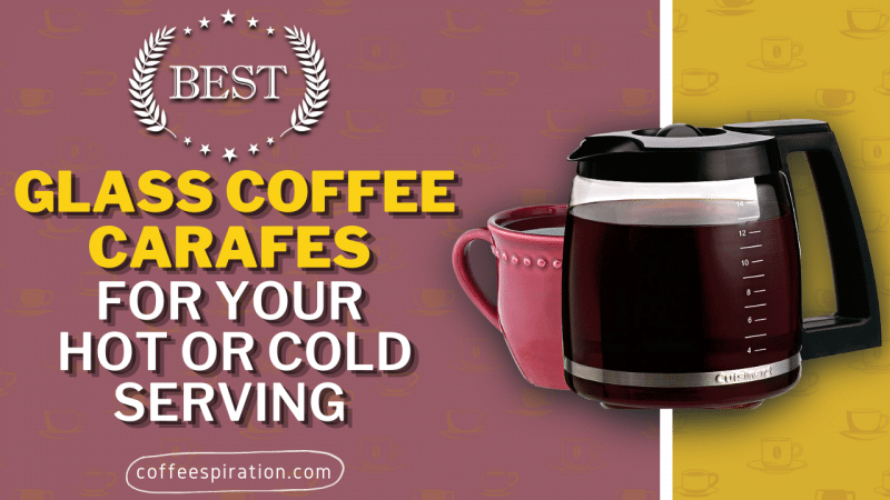 Best Glass Coffee Carafes For Your Hot Or Cold Serving