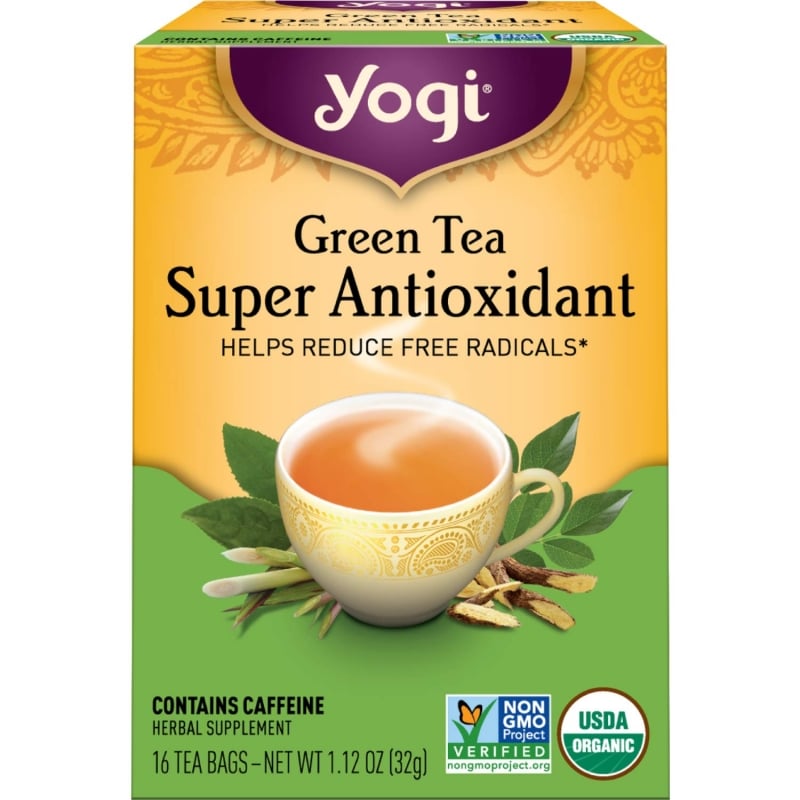 4. Yogi Tea - Green Tea Super Antioxidant