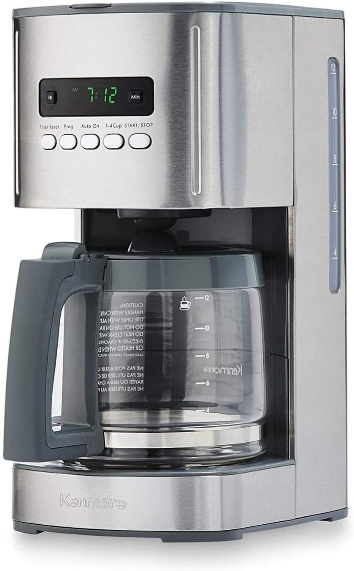 10. Kenmore 00840706 12-Cup Programmable Aroma Control Coffee Maker 