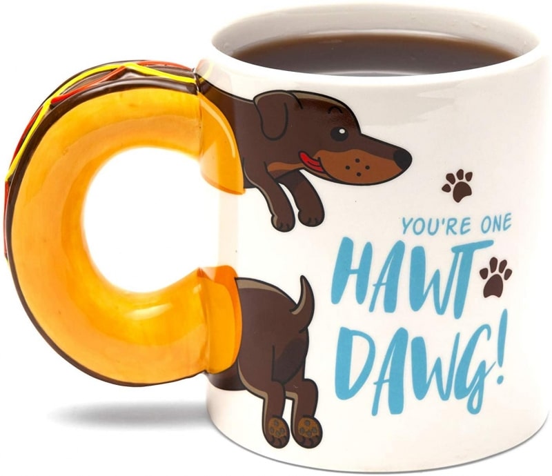 15. BigMouth Inc, You’re one Hawt Dawg Coffee Mug