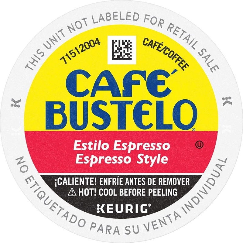 18. Café Bustelo Espresso Style Dark Roast Coffee 