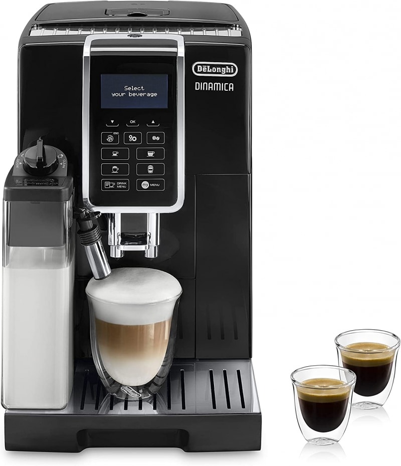 2. Delonghi Dinamica Super-automatic Espresso Machine 