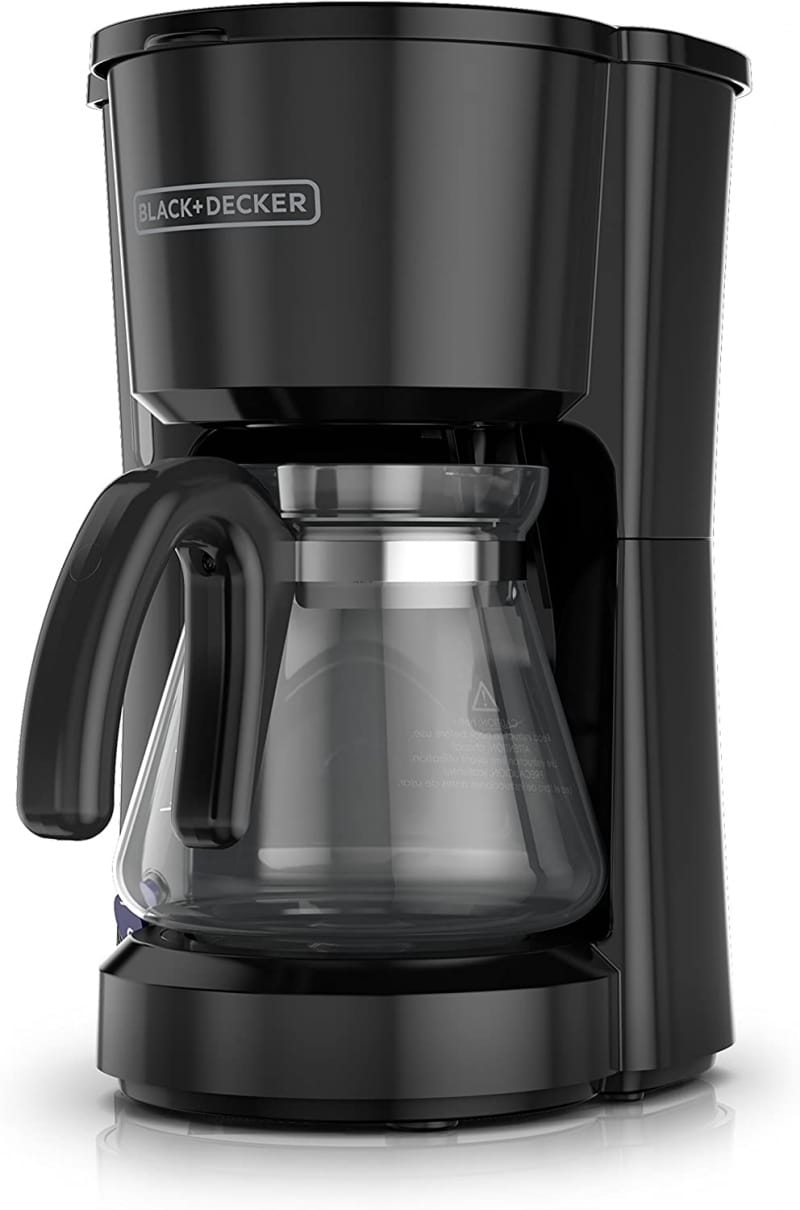 2. BLACK+DECKER 5-Cup Coffeemaker 