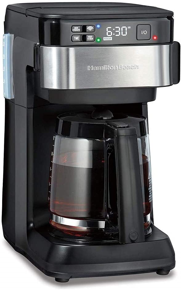 2. Hamilton Beach Works with Alexa Smart Coffee Maker 