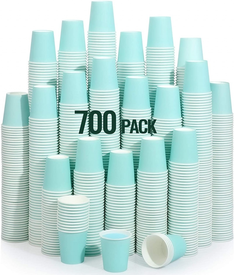 2. Sky Blue Paper Cups