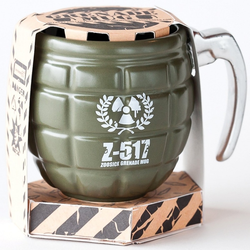 6. Ceramic Grenade Coffee Mug