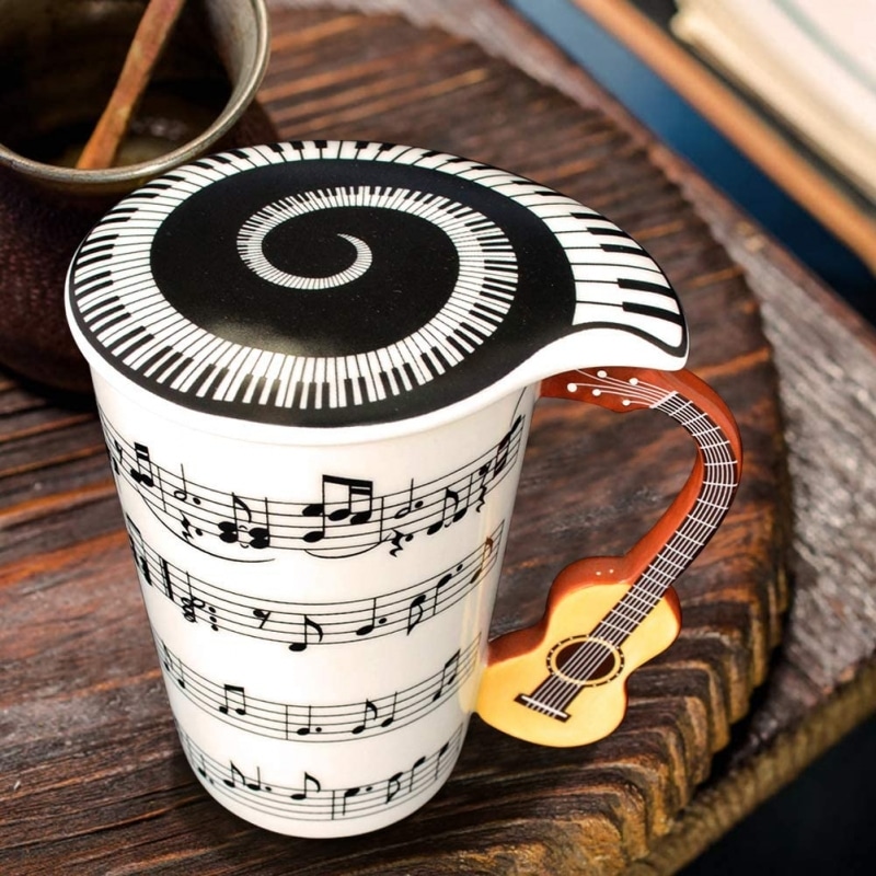 4. Mug With Guitar Handle