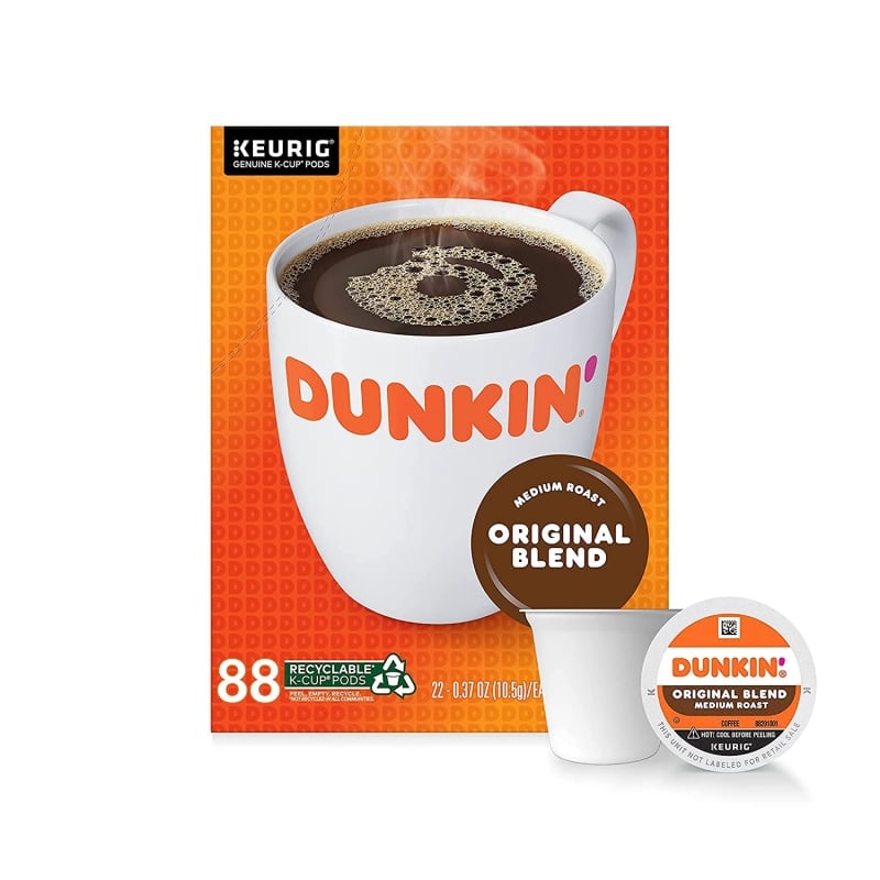 3. Dunkin’ Donuts Original Blend Keurig K Cups 