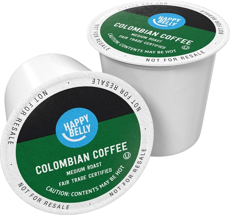 3. Happy Belly Medium Roast Coffee Pods 